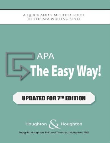 APA: The Easy Way! (7th Edition)