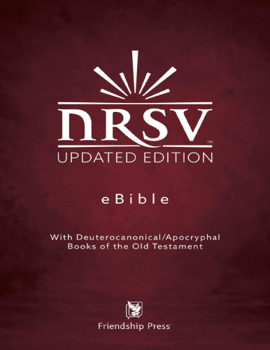 New Revised Standard Version Updated Edition with Deuterocanonical and Apocryphal Books of the Old Testament