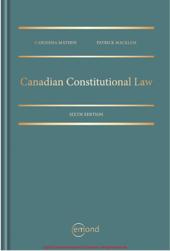 Canadian Constitutional Law