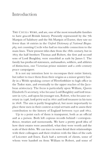 The Cecils: Privilege and Power Behind the Throne
