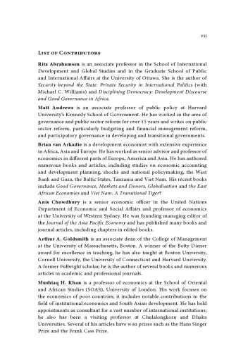 Is Good Governance Good for Development?