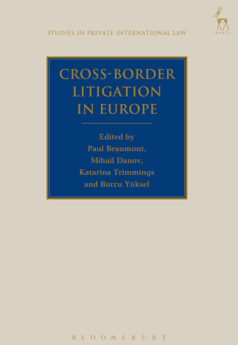 Cross-Border Litigation in Europe
