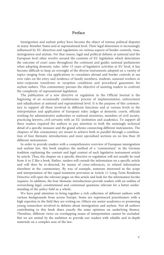 EU Immigration and Asylum Law: A Commentary