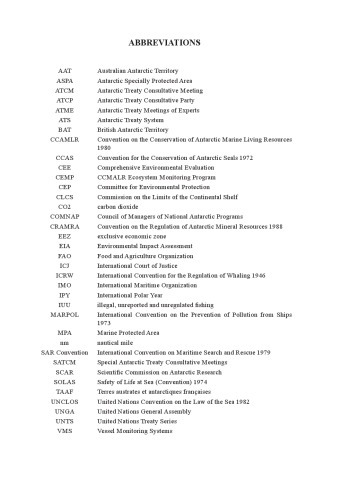Antarctica in International Law