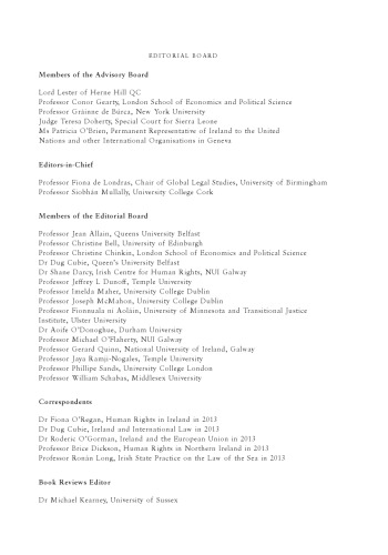 The Irish Yearbook of International Law: Volume 8, 2013