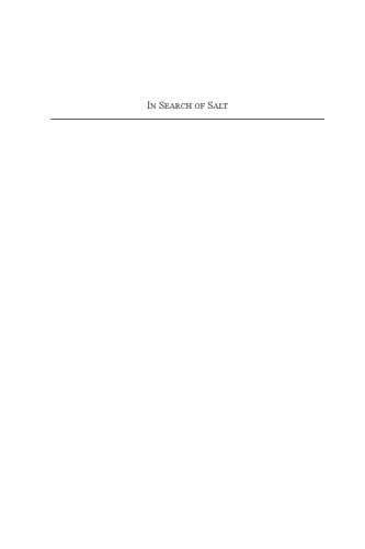 In Search of Salt: Changes in Beti (Cameroon) Society, 1880-1960