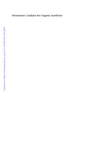 Dienamine catalysis for organic synthesis