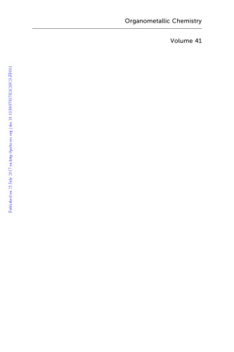 ORGANOMETALLIC CHEMISTRY: volume 41