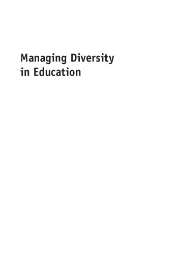 Managing Diversity in Education: Languages, Policies, Pedagogies
