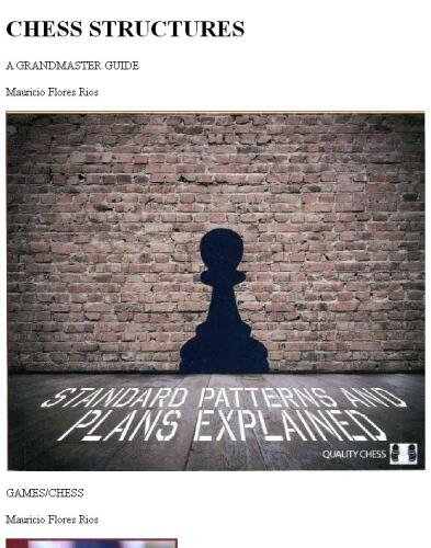 Chess Structures: A Grandmaster Guide
