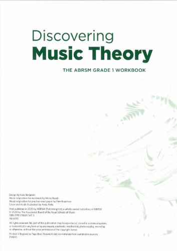 Discovering Music Theory, The ABRSM Grade 1