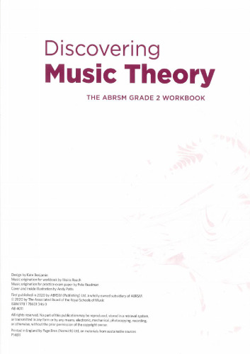 Discovering Music Theory, The ABRSM Grade 2