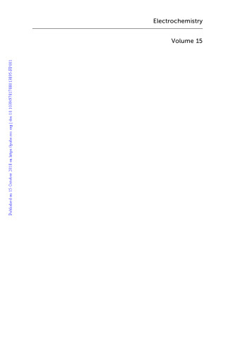 Electrochemistry. Volume 15