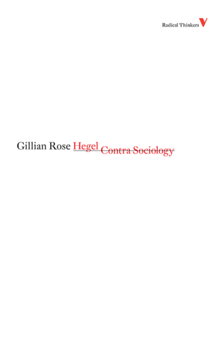 Hegel Contra Sociology