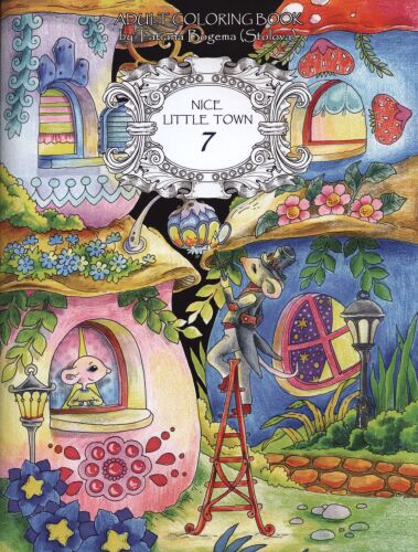 Nice Little Town 7: Adult Coloring Book