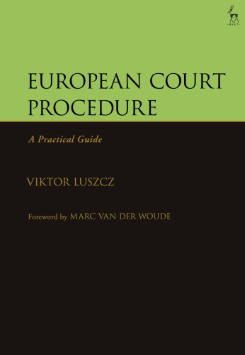 European Court Procedure: A Practical Guide