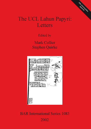 The UCL Lahun Papyri: Letters