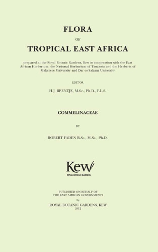 Flora of Tropical East Africa : Commelinaceae