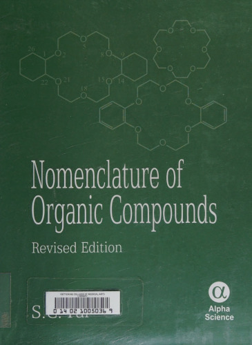 Nomenclature of Organic Compounds