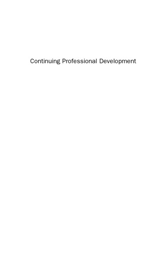 Continuing Professional Development. A Guide for Information Professionals