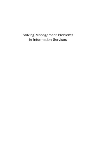 Solving Management Problems in Information Services