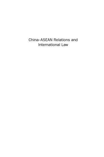 China–Asian Relations and International Law
