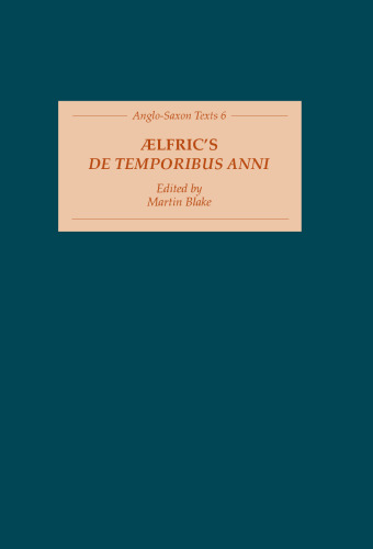 Aelfric's De Temporibus Anni