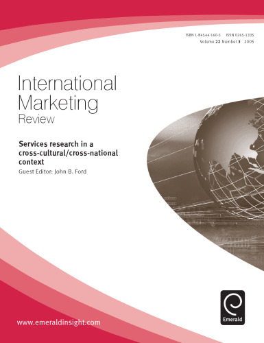 Services Research In A Cross-Cultural/Cross-National Context