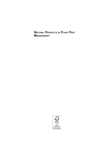 Natural products in plant pest management