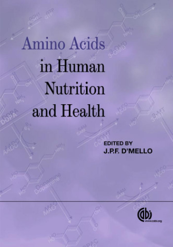 Amino acids in human nutrition and health