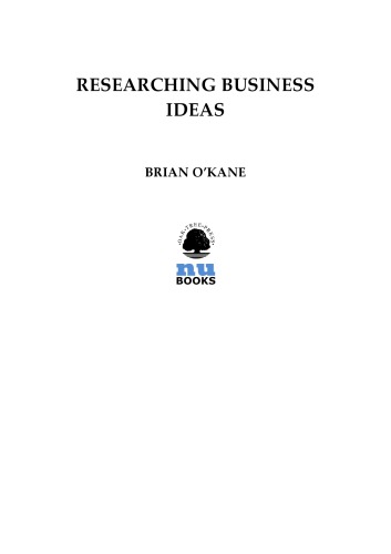 Researching Business Ideas