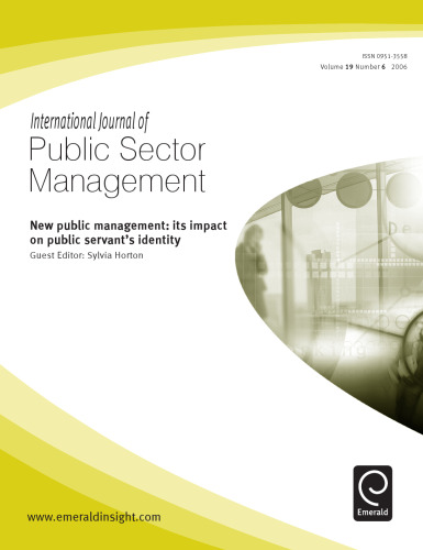 New Public Management : Its impact on public servants' identity