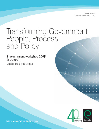 eGovernment Workshop 2005 (eGOV05)