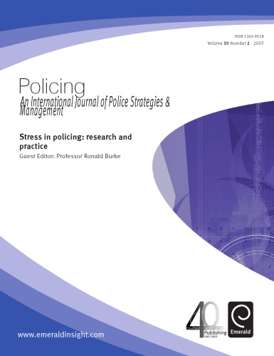 Stress in Policing : Research and Practice