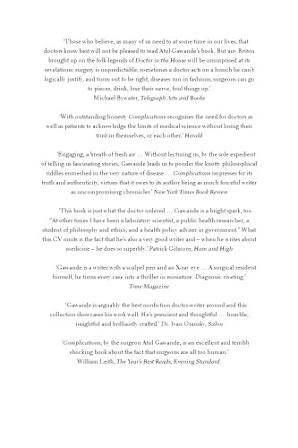 Complications : a surgeon's notes on an imperfect science