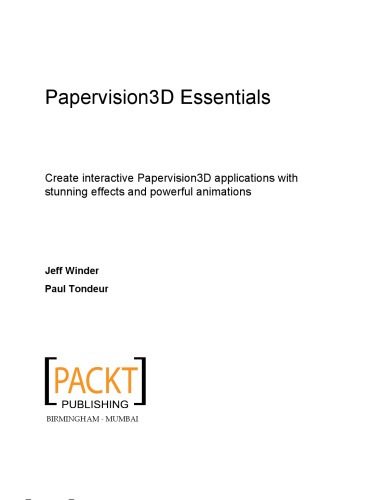 Papervision3D Essentials