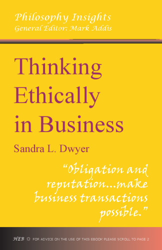 Thinking Ethically in Business