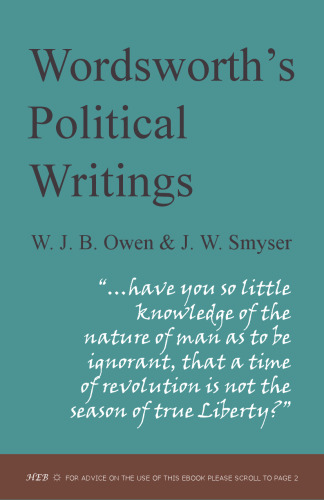Wordsworth's Political Writings