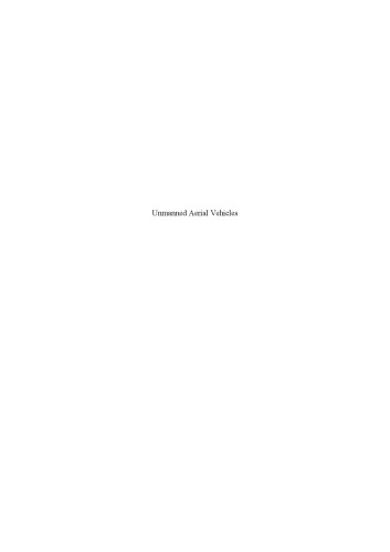 Unmanned Aerial Vehicles: Embedded Control
