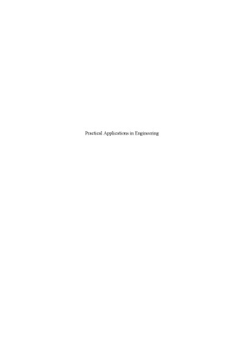 Practical Applications in Engineering, Volume 4