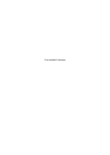 Non-standard Antennas