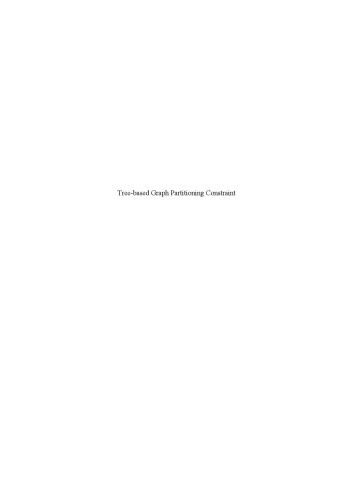 Tree-based Graph Partitioning Constraint