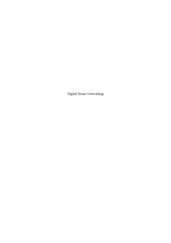 Digital Home Networking