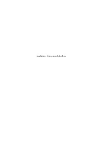 Mechanical Engineering Education