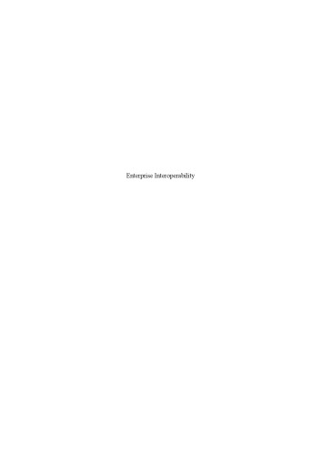 Enterprise Interoperability: I-ESA'12 Proceedings