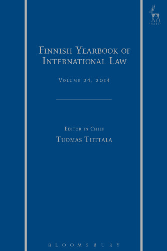 Finnish Yearbook of International Law Volume 24, 2014