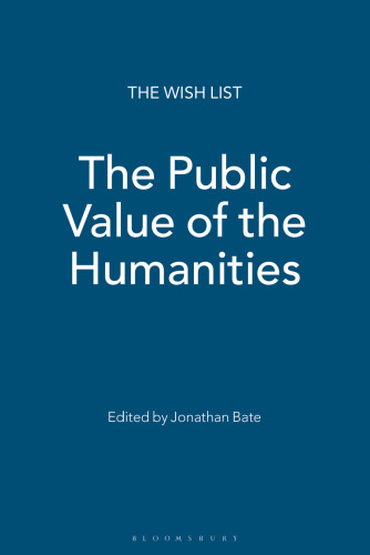 The Public Value of the Humanities