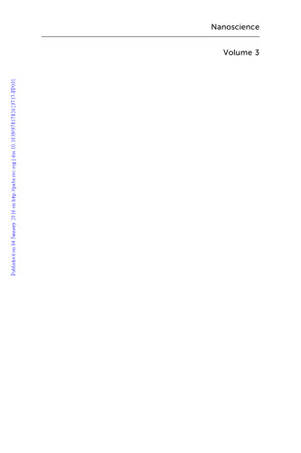 Nanoscience : Volume 3