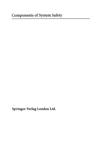 Components of System Safety: Proceedings of the Tenth Safety-critical Systems Symposium, Southampton, UK 2002