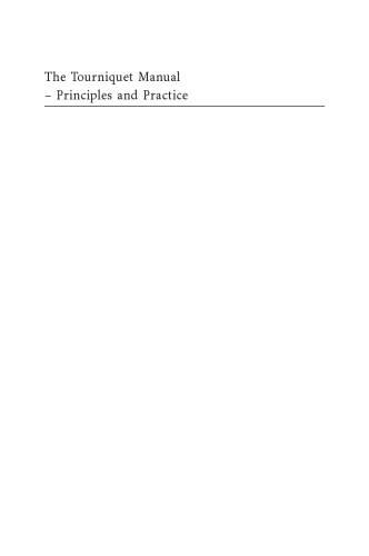 The Tourniquet Manual — Principles and Practice